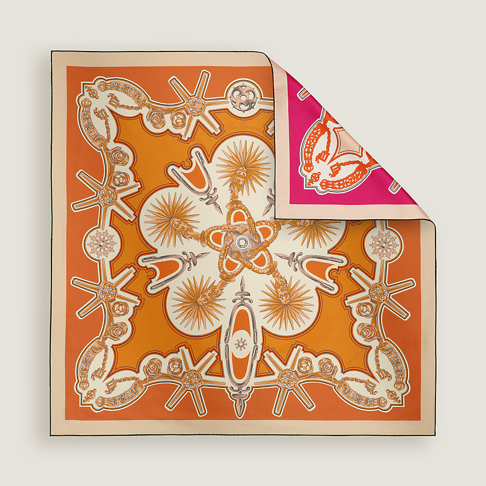 エルメス HERMES スカーフ カレ 90 Les Eperons シルク Les Eperons double face scarf 90 | Hermès Finland